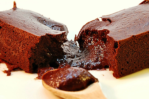 Fondant au chocolat bio sans gluten, sans sucre